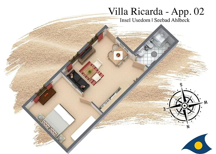 Villa Ricarda Whg 02 *